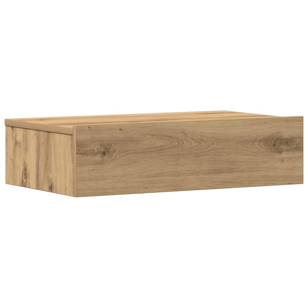 vidaXL Noptiera Stejar artizanal 60x35 cm Lemn prelucrat