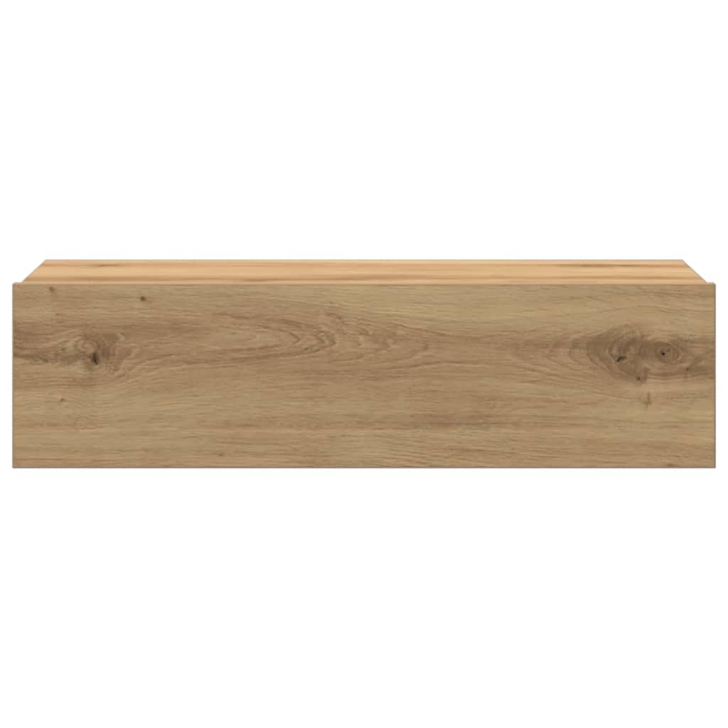 vidaXL Noptiera Stejar artizanal 60x35 cm Lemn prelucrat