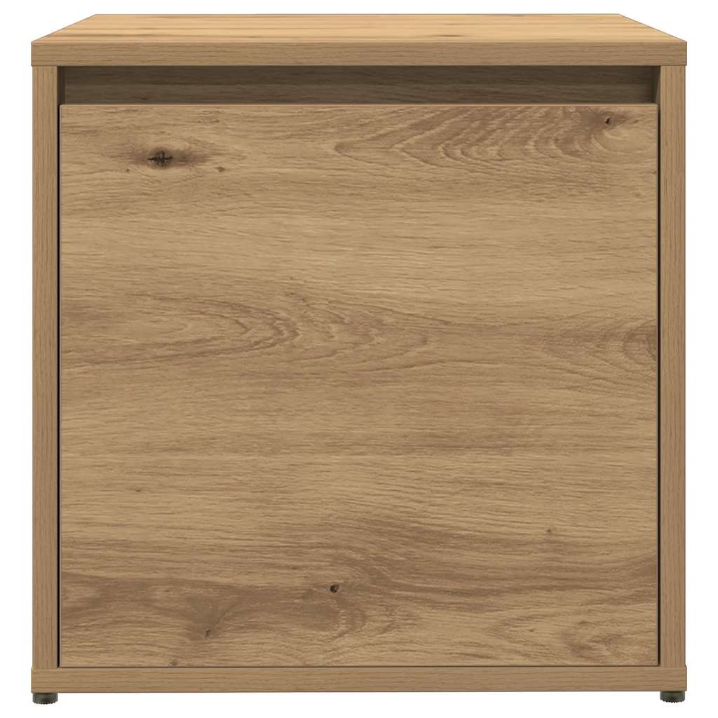 vidaXL Set de mobilier pentru hol din lemn de stejar artizanal