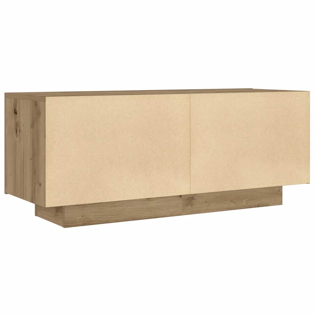 vidaXL Noptieră, stejar artizanal, 100x35x40 cm, lemn prelucrat