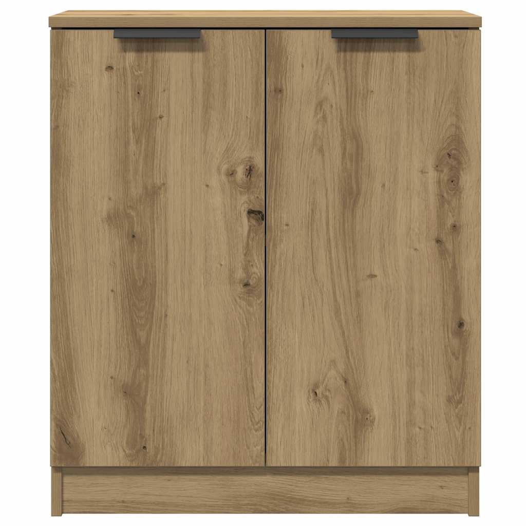 vidaXL Dulap, 3 buc., stejar artizanal, 60x30x70 cm, lemn prelucrat vidaXL Dulap, 3 buc., stejar artizanal, 60x30x70 cm, lemn prelucrat