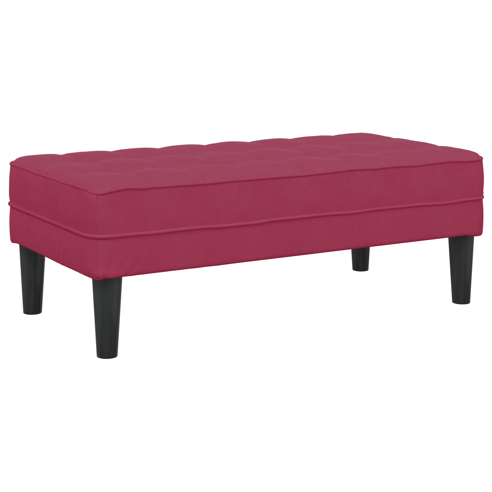 vidaXL Set de canapea 2 pcs bordo 173 x 131 x 67 cm Catifea vidaXL Set de canapea 2 pcs bordo 173 x 131 x 67 cm Catifea