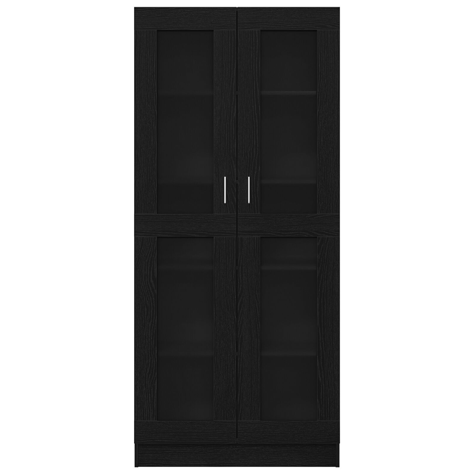 vidaXL Dulap pentru cărți Stejar negru 82,5 x 30,5 x 185 cm