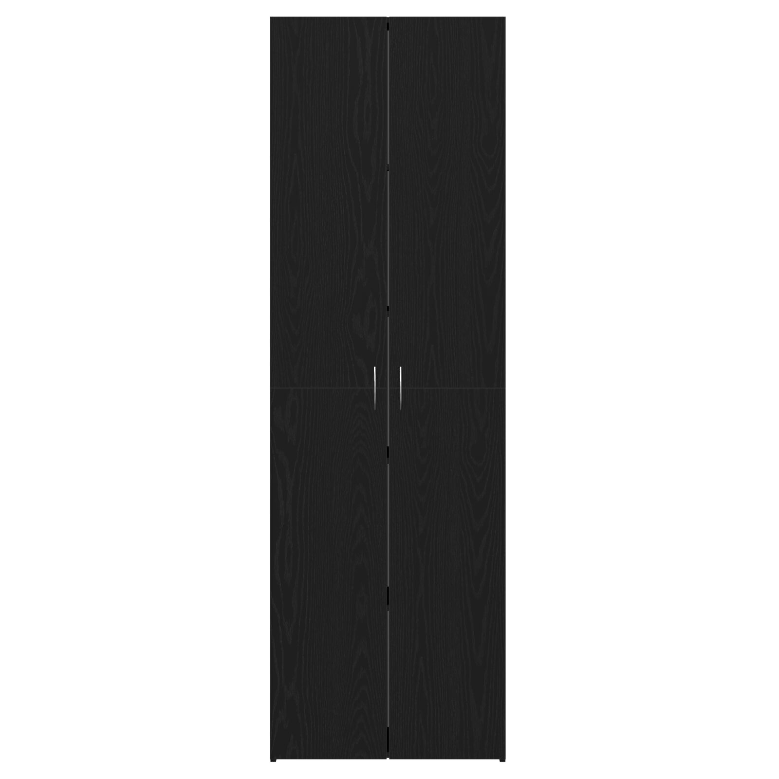 vidaXL Dulap de birou Negru Stejar 60 x 32 x 190 cm, făcut din lemn stratificat. vidaXL Dulap de birou Negru Stejar 60 x 32 x 190 cm, făcut din lemn stratificat.