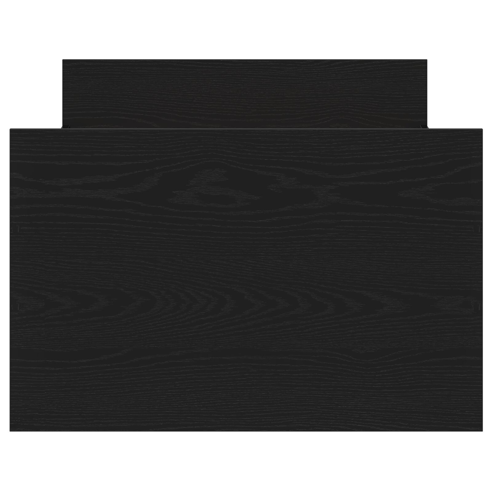 vidaXL Cadru de pat cu sertar Stejar negru 75 x 190 cm Lemn compozit