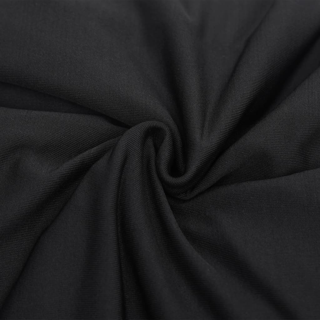 vidaXL Husă elastică pentru canapea, negru, tricot poliester vidaXL Husă elastică pentru canapea, negru, tricot poliester