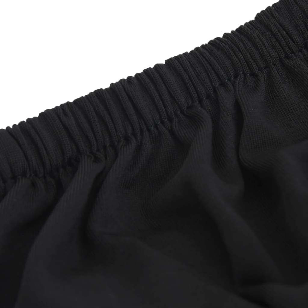 vidaXL Husă elastică pentru canapea, negru, tricot poliester vidaXL Husă elastică pentru canapea, negru, tricot poliester