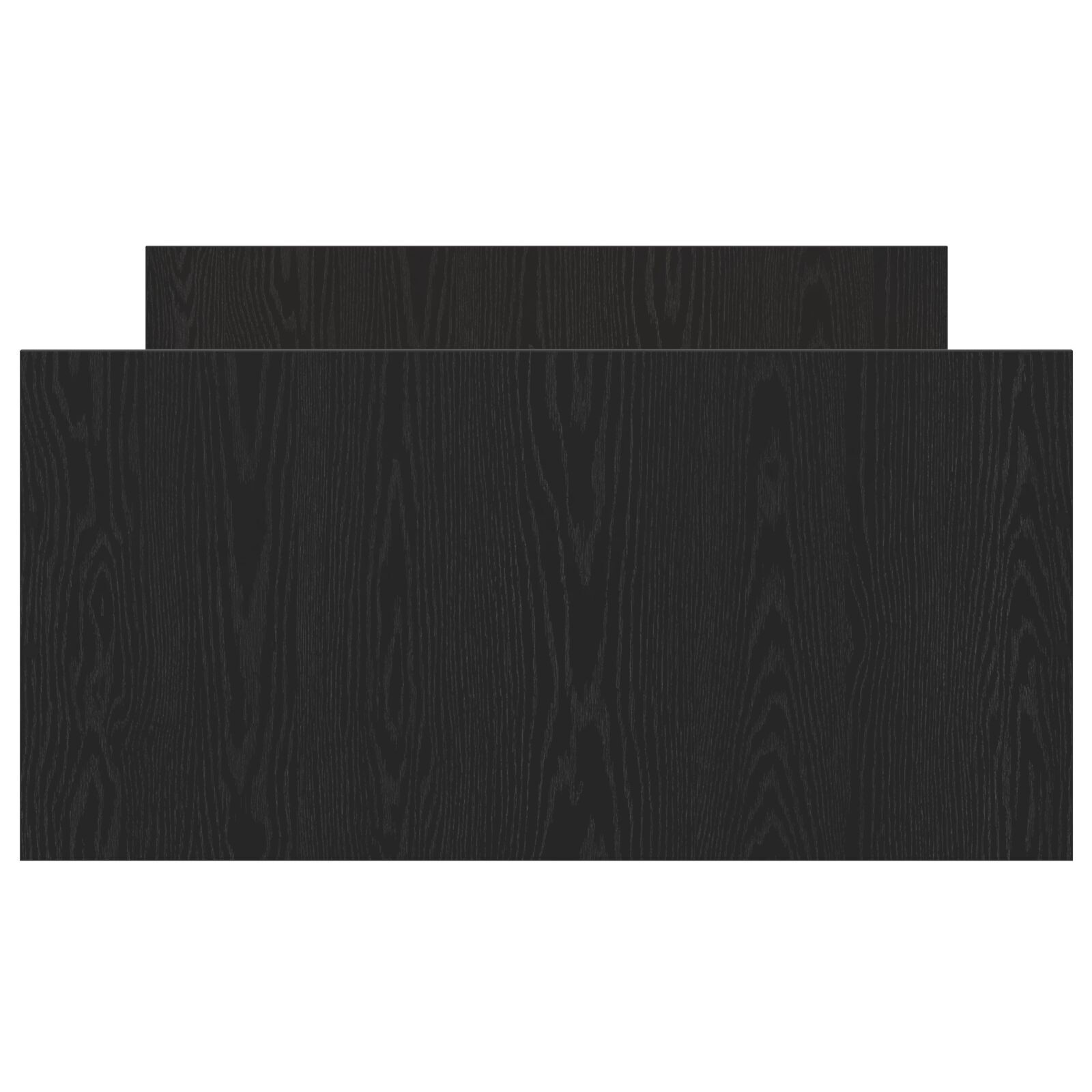 vidaXL Cadru de pat cu sertar Stejar negru 100 x 200 cm Lemn compozit