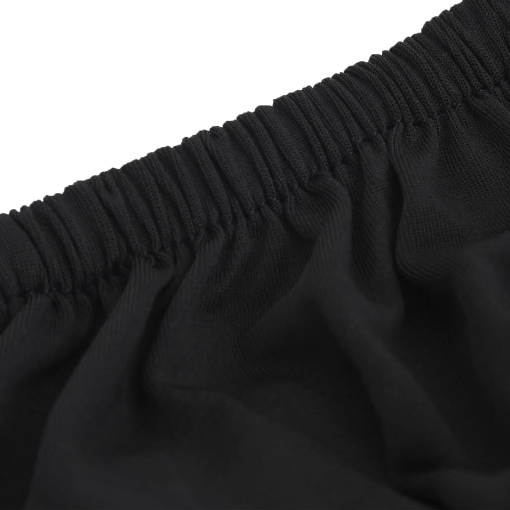 vidaXL Husă elastică pentru canapea cu 4 locuri poliester jersey negru vidaXL Husă elastică pentru canapea cu 4 locuri poliester jersey negru