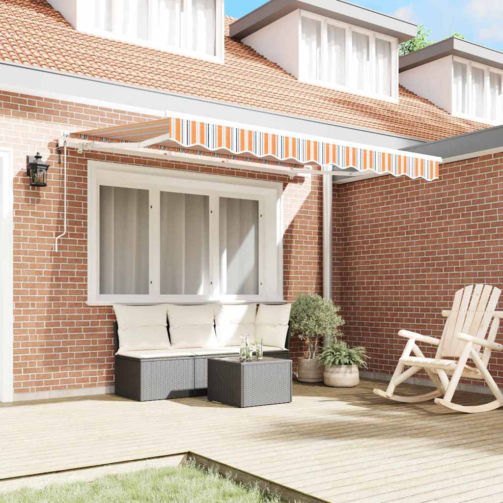 vidaXL Cortina Retractabilă Dungă Multicolor 250 x 200 cm