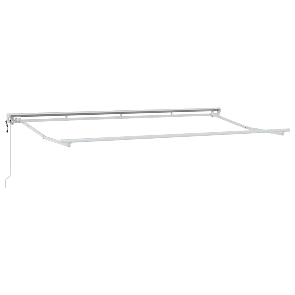 vidaXL Cortina Retractabilă Manual Albastru și Alb 350x200 cm țesătură vidaXL Cortina Retractabilă Manual Albastru și Alb 350x200 cm țesătură