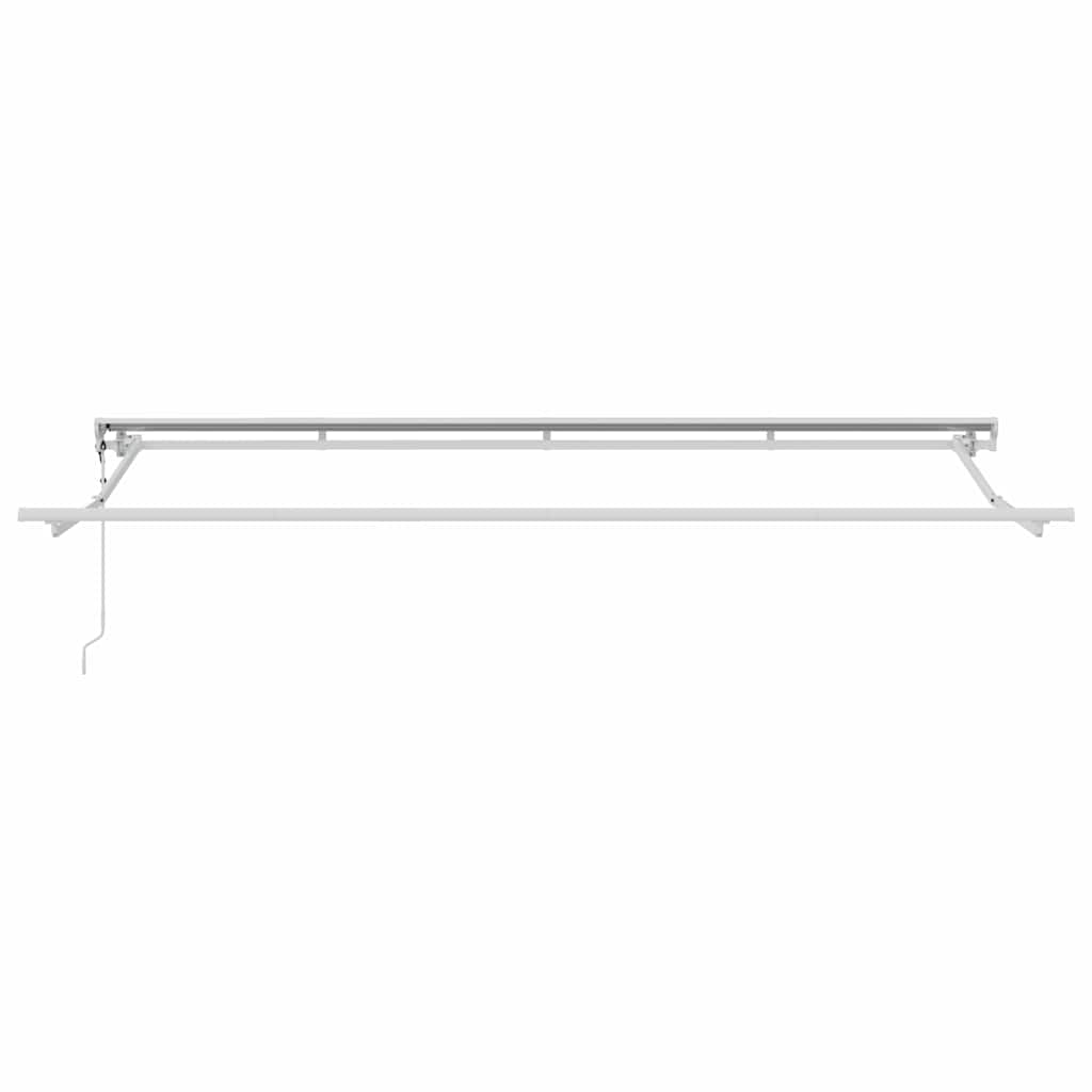 vidaXL Cortina Retractabilă Manual Albastru și Alb 350x200 cm țesătură vidaXL Cortina Retractabilă Manual Albastru și Alb 350x200 cm țesătură