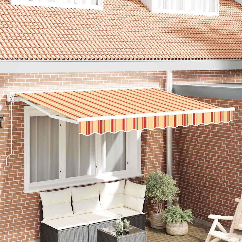vidaXL Cortina Retractabilă Multicolour 350 x 200 cm