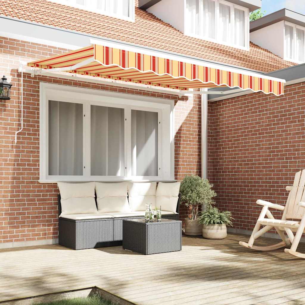vidaXL Cortina Retractabilă Multicolour 350 x 200 cm