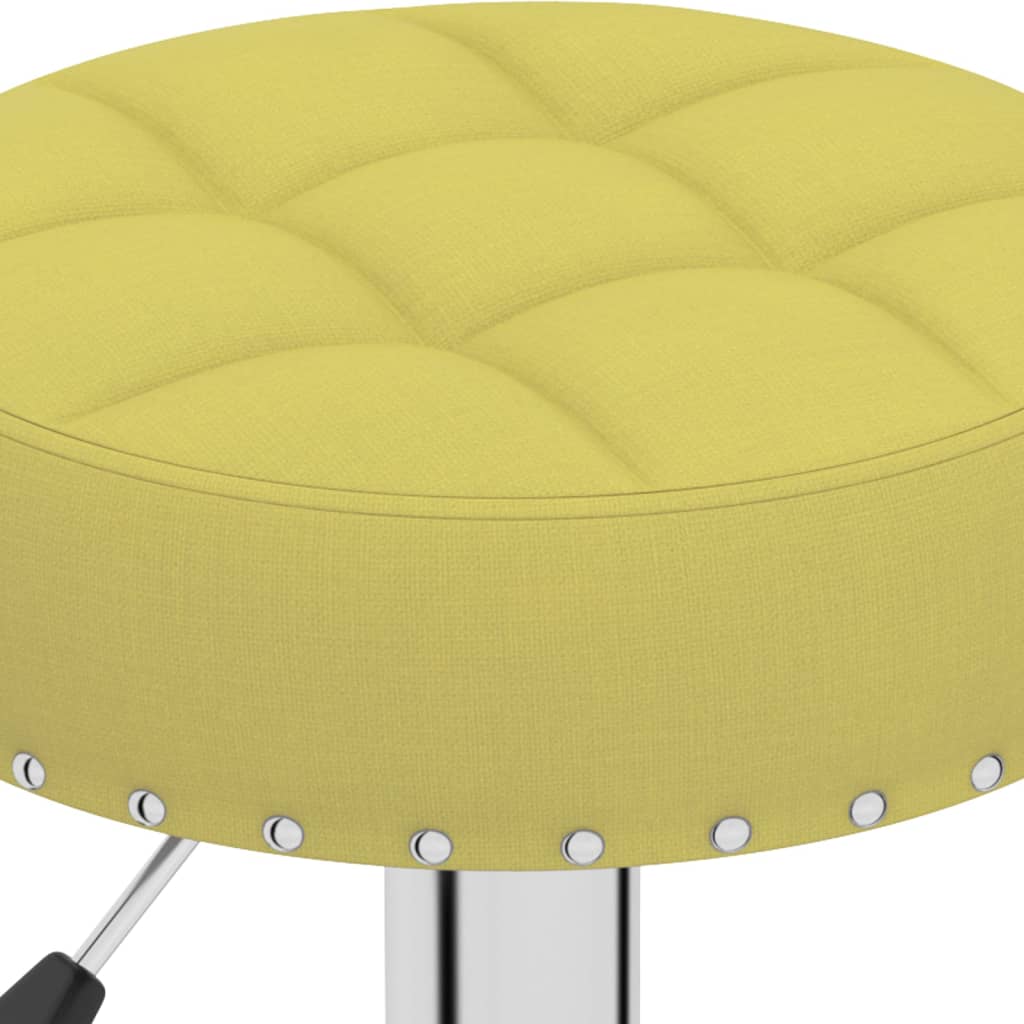 vidaXL Scaune de bar, 2 buc., verde, material textil vidaXL Scaune de bar, 2 buc., verde, material textil
