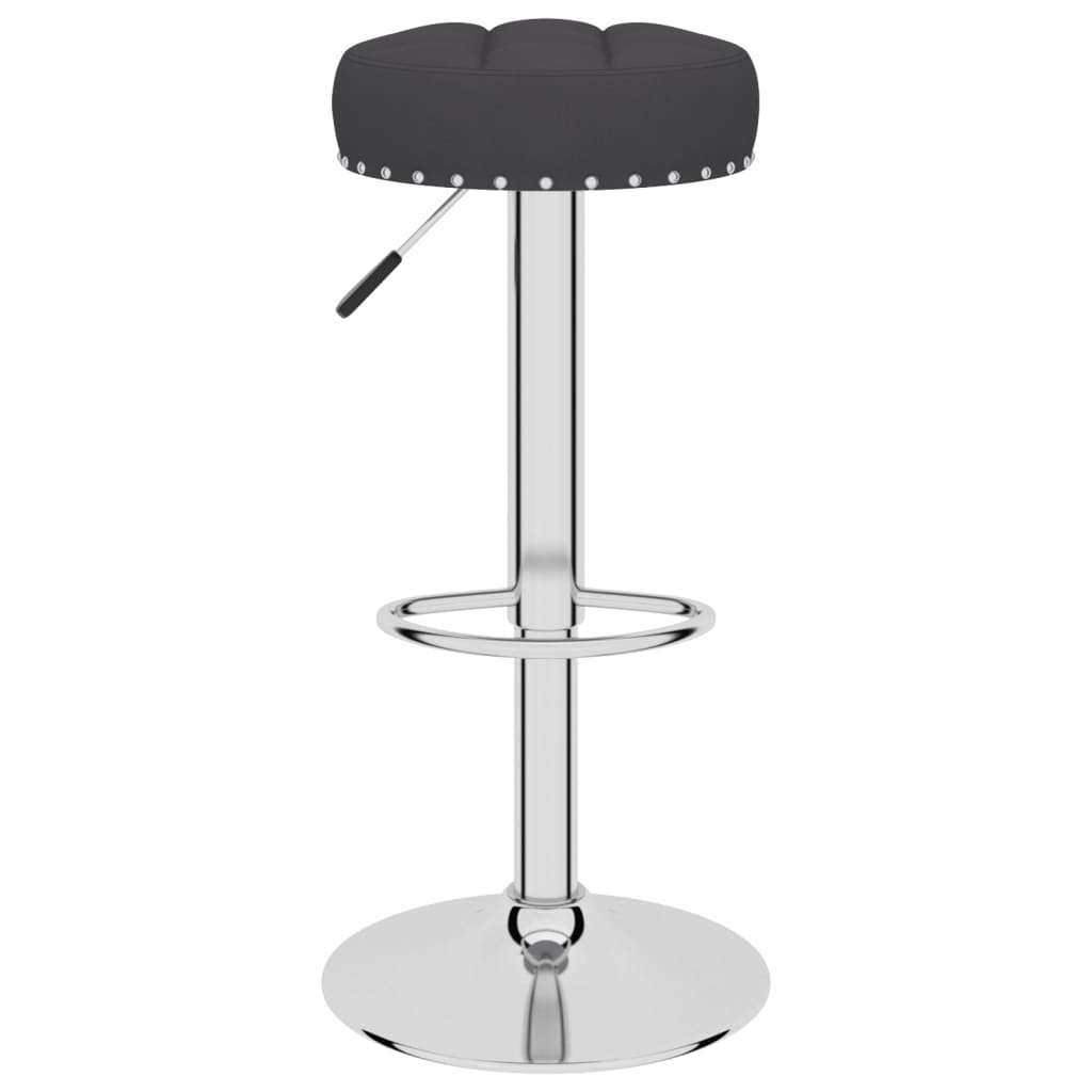 vidaXL Scaune de bar, 2 buc., negru, material textil vidaXL Scaune de bar, 2 buc., negru, material textil
