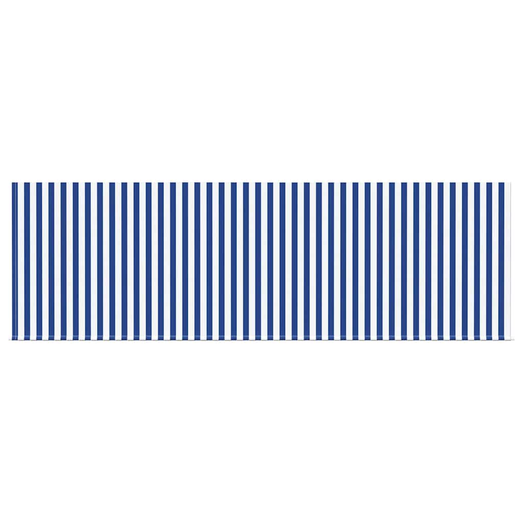vidaXL Cortina Retractabilă Albastru și alb 400 x 200 cm țesătură