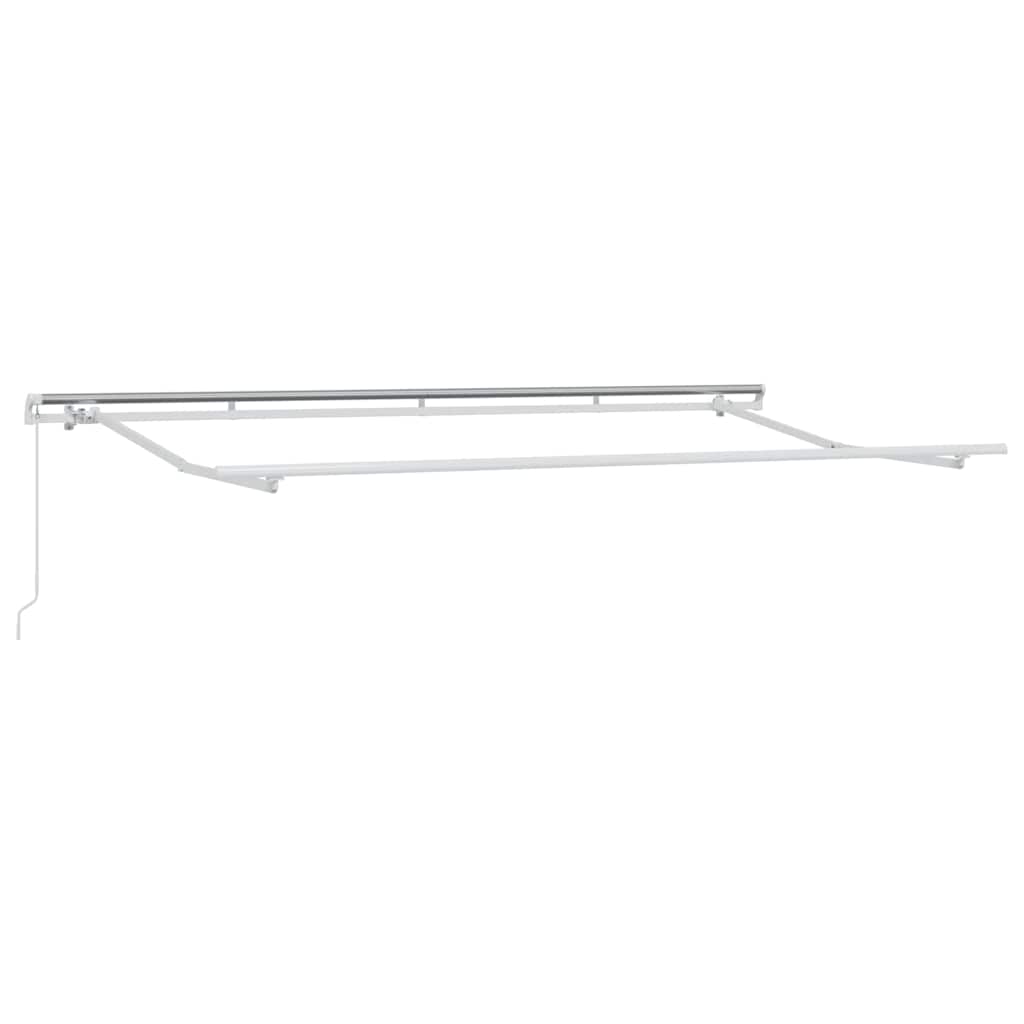 vidaXL Cortina Retractabilă Manual Albastru și Alb 400 x 200 cm vidaXL Cortina Retractabilă Manual Albastru și Alb 400 x 200 cm