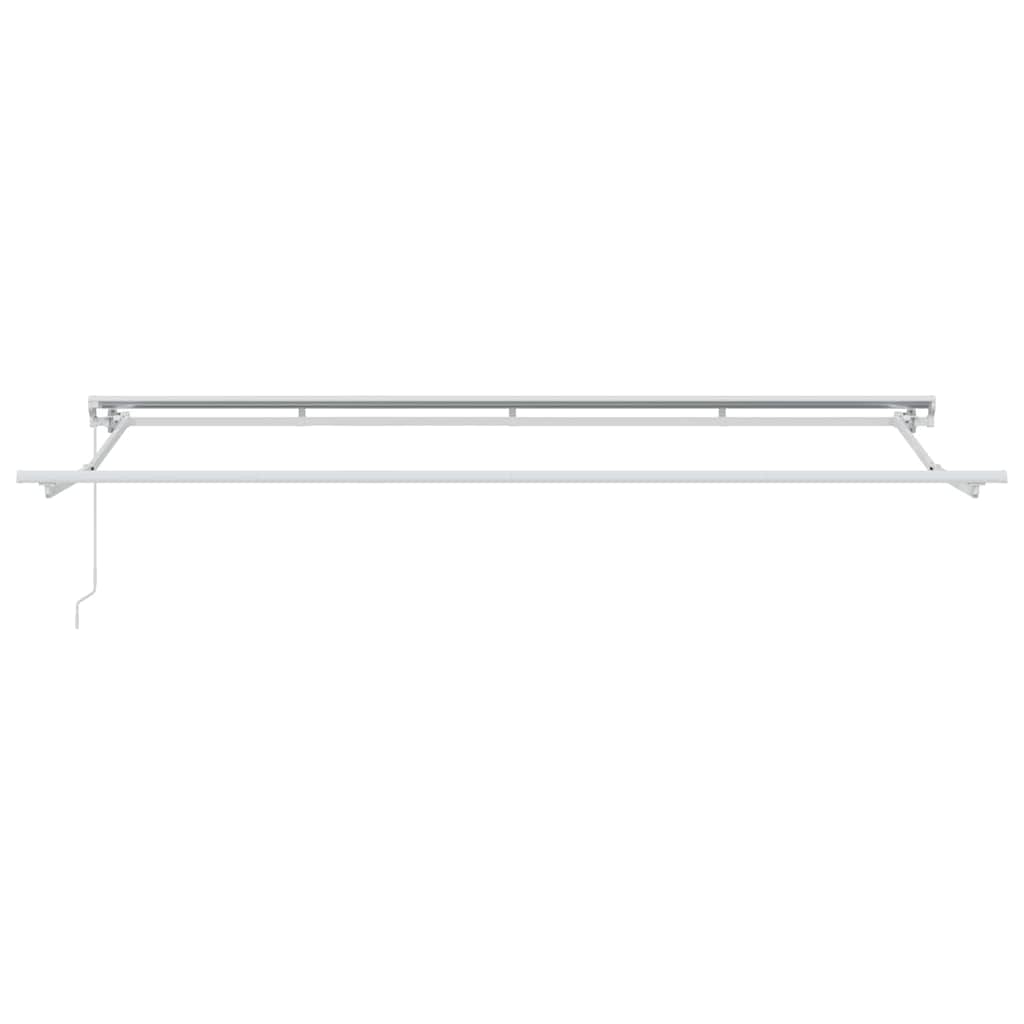 vidaXL Cortina Retractabilă Manual Portocaliu și negru 400 x 200 cm