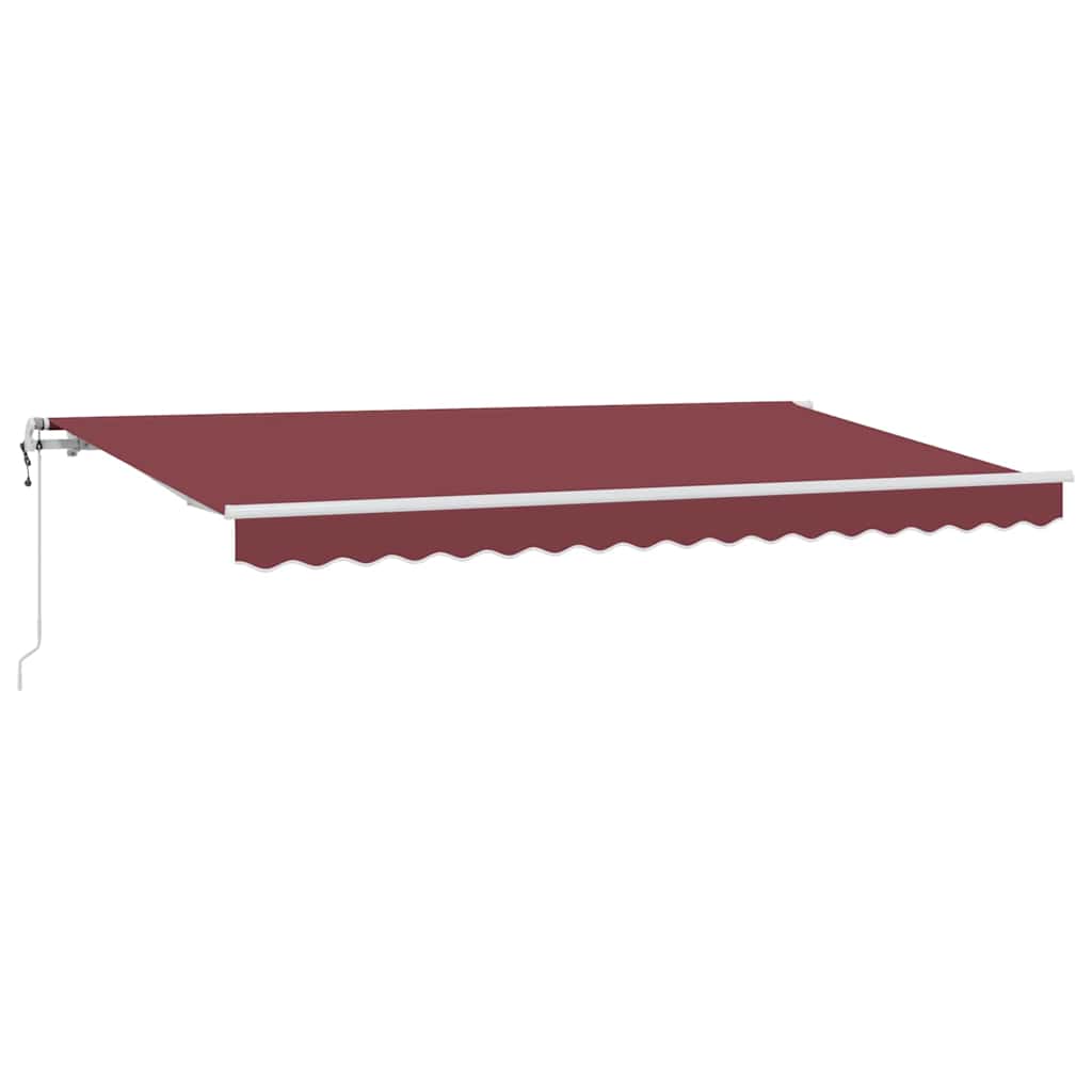 vidaXL Cortina Retractabilă Burgundy 400 x 200 cm