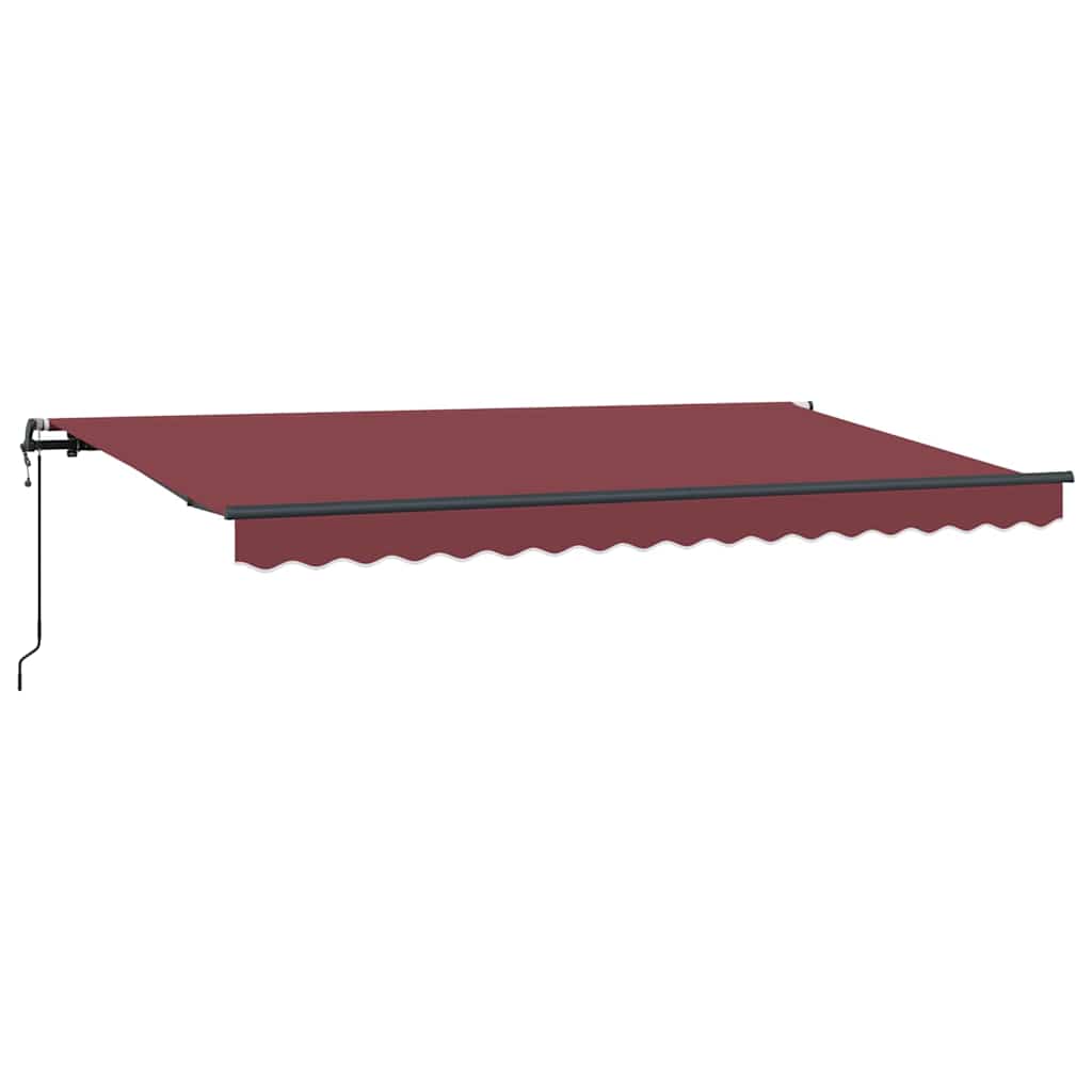 vidaXL Cortina Retractabilă Burgundy 400 x 200 cm