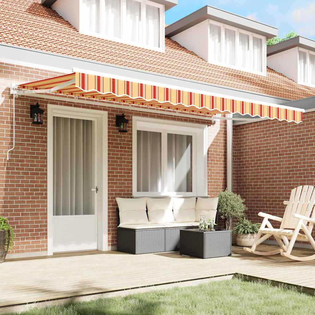 vidaXL Cortina Retractabilă Manual Multicolour 400 x 200 cm