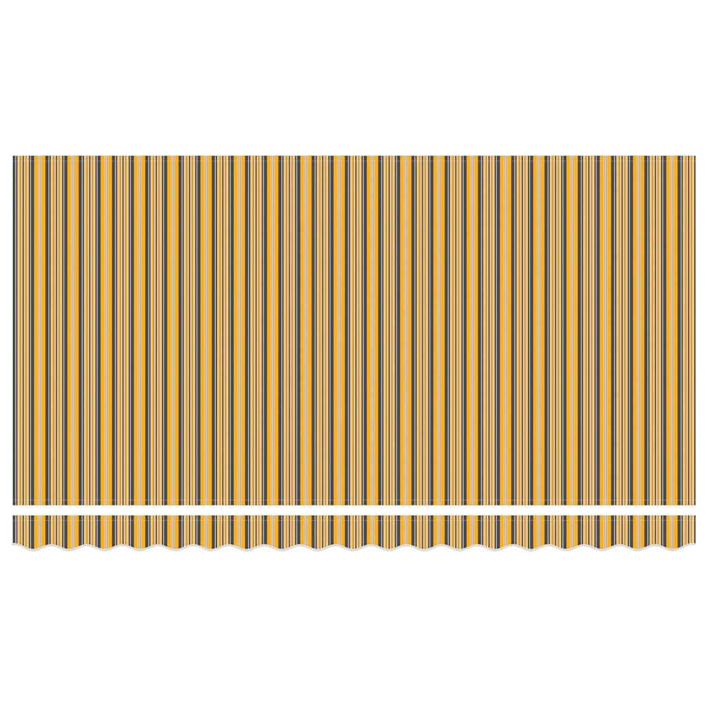vidaXL Cortina Retractabilă Galben și gri 400 x 200 cm