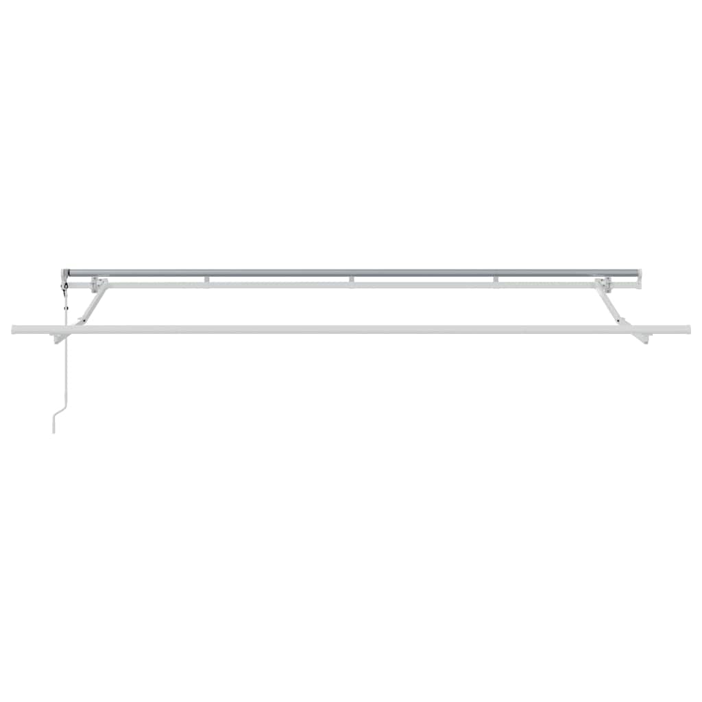 vidaXL Cortina Retractabilă Alb 400 x 200 cm Poliester și Aluminiu