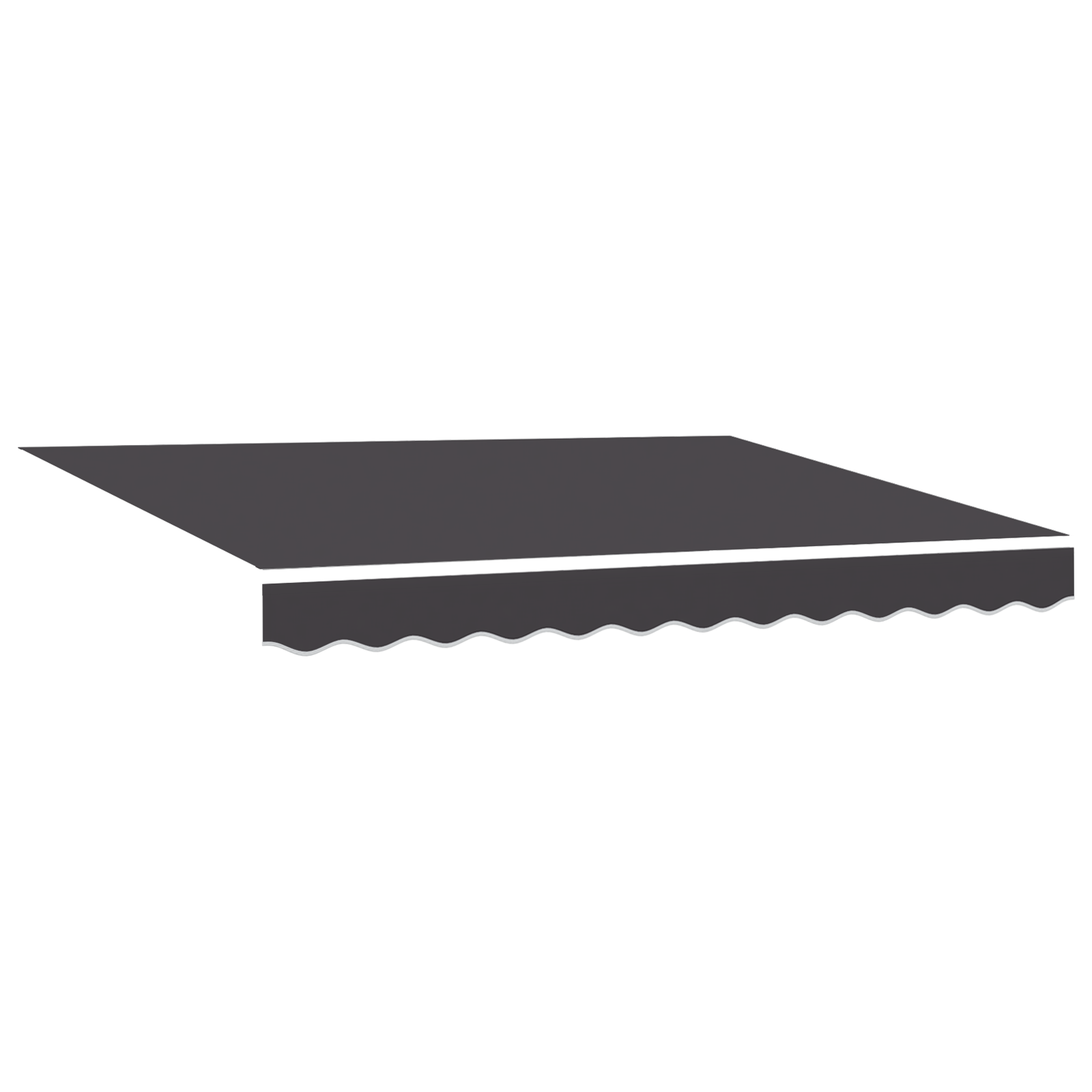 vidaXL Cortina Retractabilă Manual Antracit 300 x 250 cm vidaXL Cortina Retractabilă Manual Antracit 300 x 250 cm