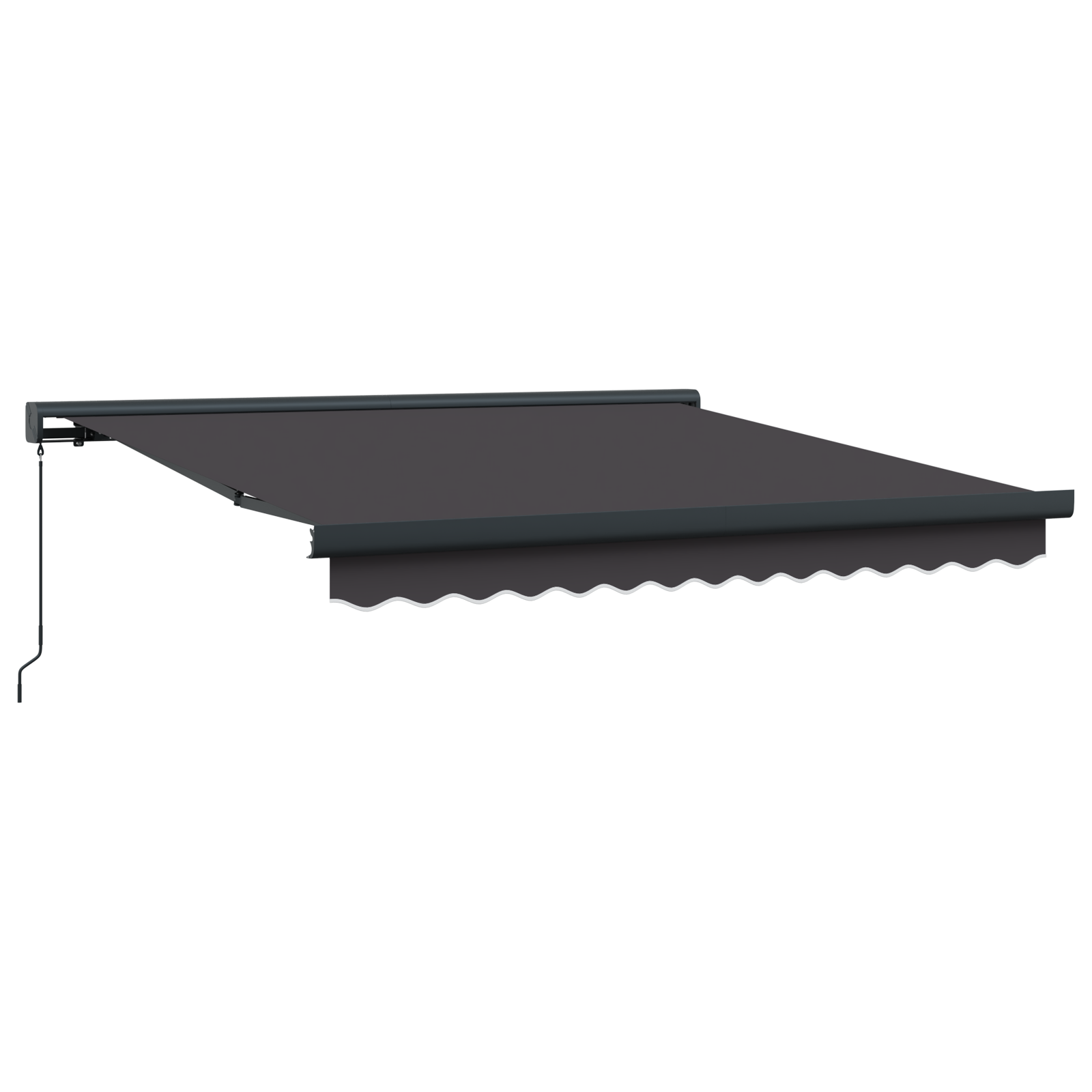 vidaXL Cortina Retractabilă Antracit 300 x 250 cm