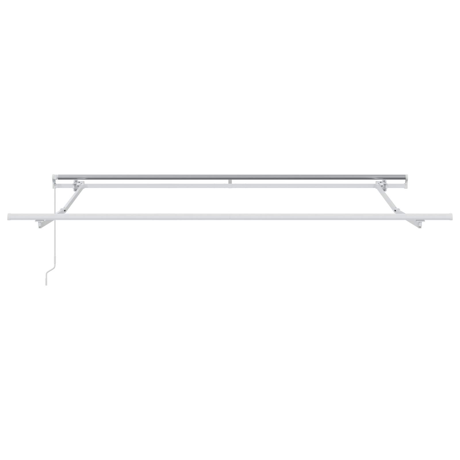 vidaXL Umbrelă Retractabilă Manuală Portocalie și Maro 300x250 cm
