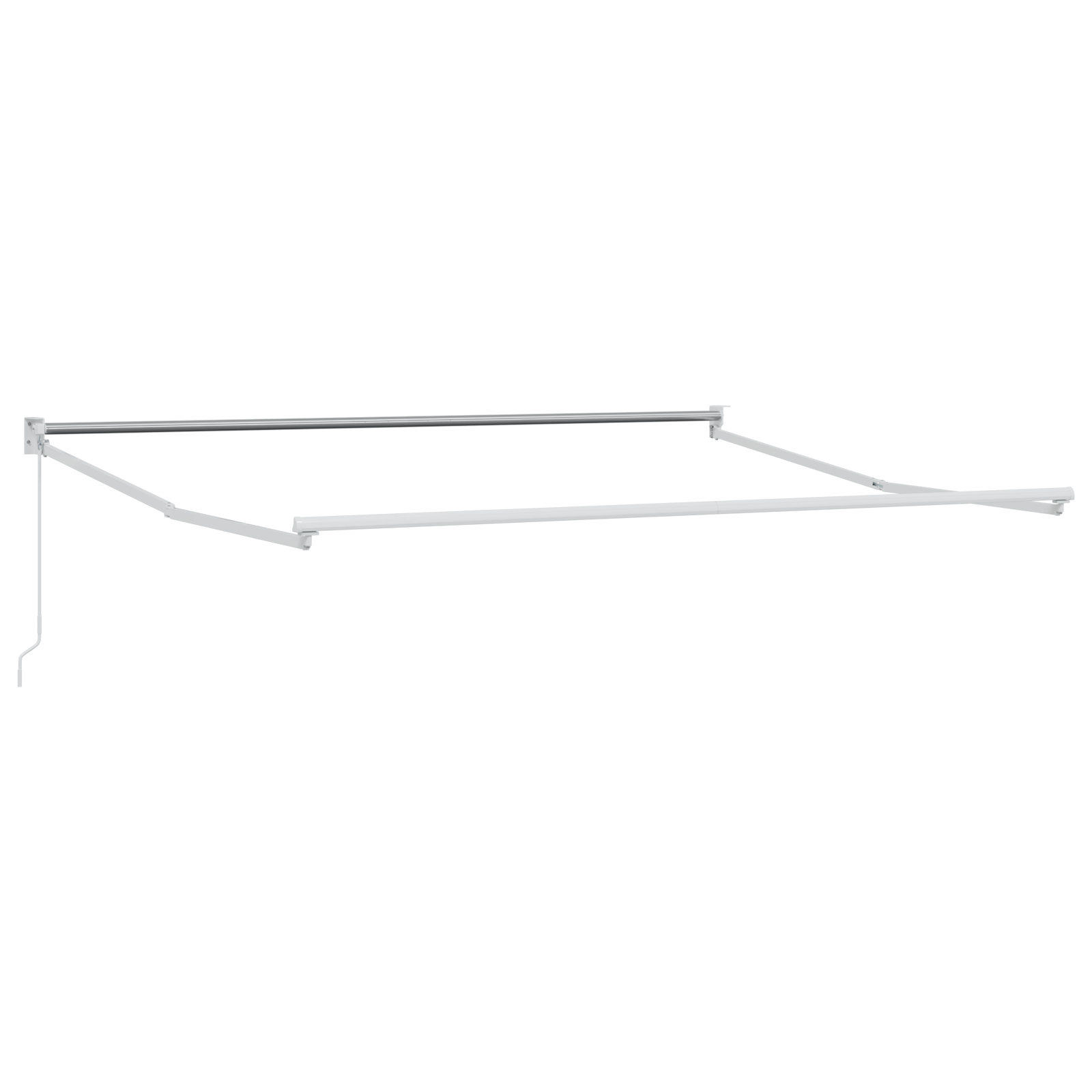 vidaXL Viața XL Marchează Manual Retractabil Portocalie și Maro, 300x250 cm