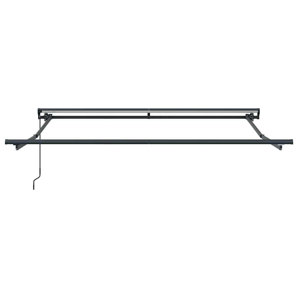 vidaXL Cortina Retractabilă Manual Portocaliu și negru 300 x 250 cm