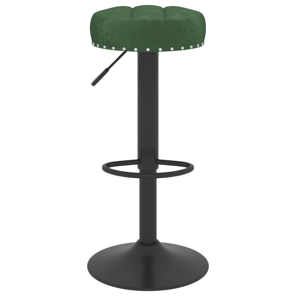 vidaXL Scaune de bar, 2 buc., verde închis, catifea vidaXL Scaune de bar, 2 buc., verde închis, catifea