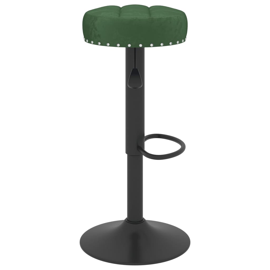 vidaXL Scaune de bar, 2 buc., verde închis, catifea vidaXL Scaune de bar, 2 buc., verde închis, catifea