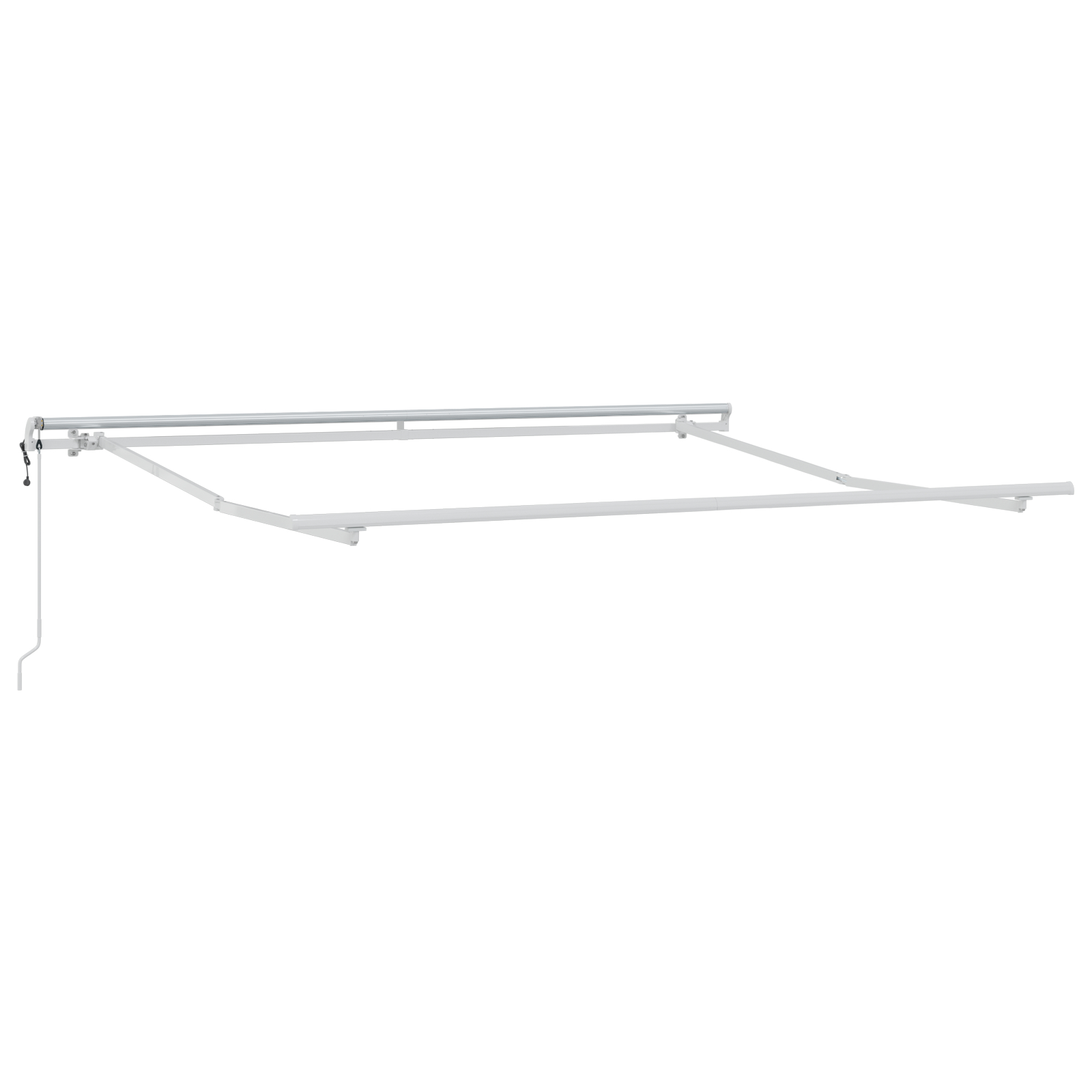 vidaXL Cortina Retractabilă 300 x 250 cm Roșu și alb