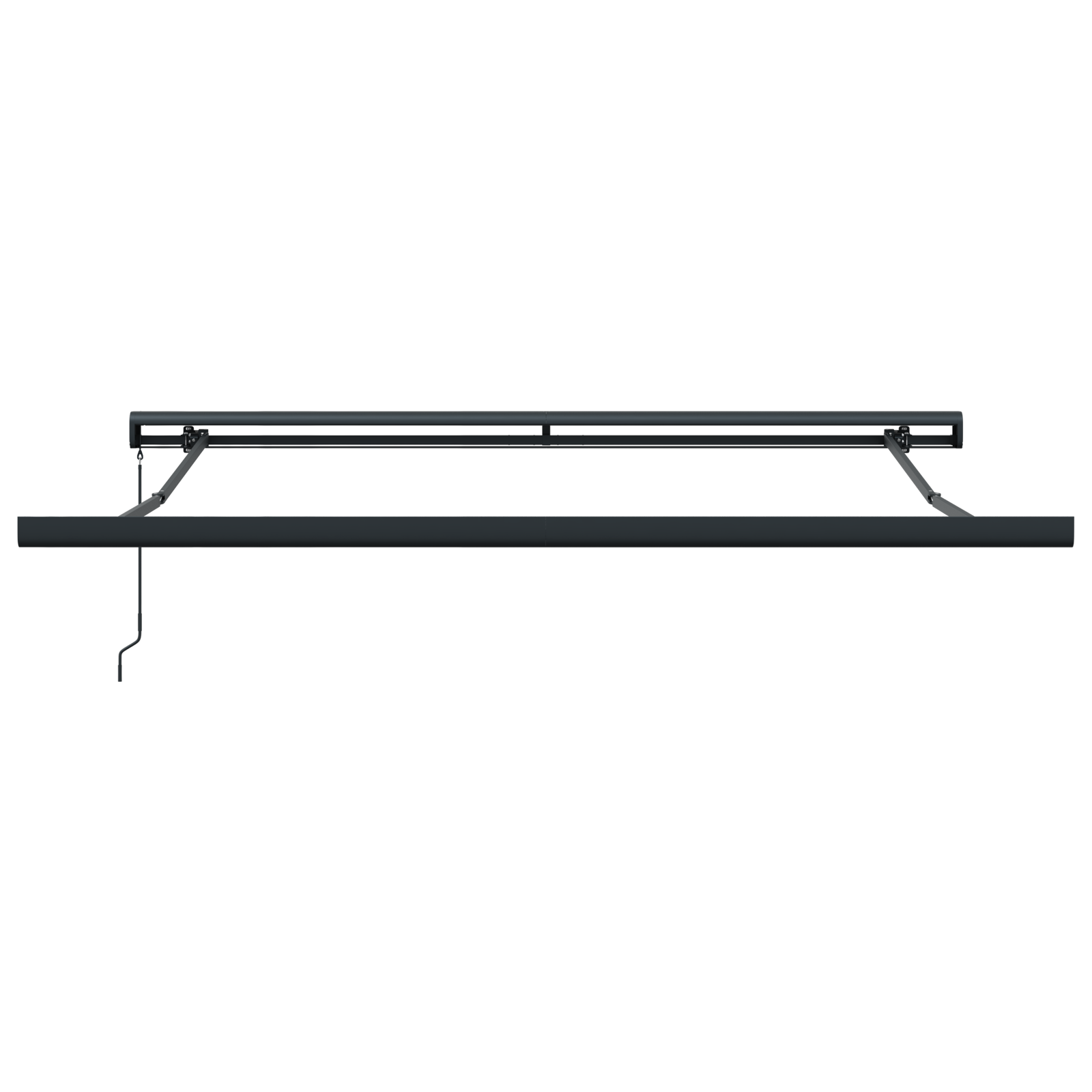 vidaXL Cortina Retractabilă Roșu și Alb 300 x 250 cm Stofă și Metal vidaXL Cortina Retractabilă Roșu și Alb 300 x 250 cm Stofă și Metal