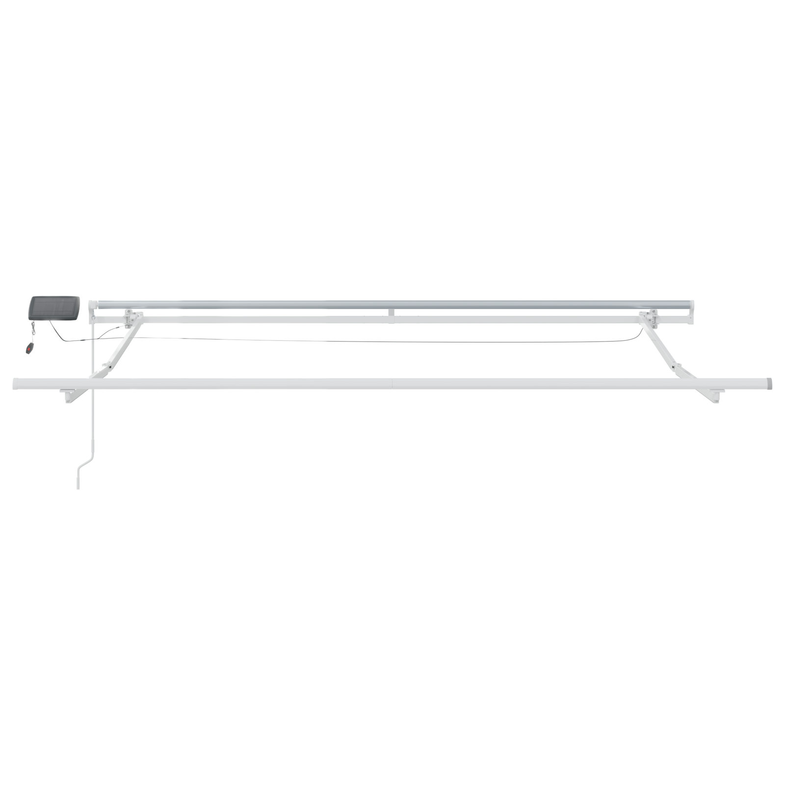 vidaXL Cortina Retractabilă with Manual 300 x 250 cm Multicolour vidaXL Cortina Retractabilă with Manual 300 x 250 cm Multicolour