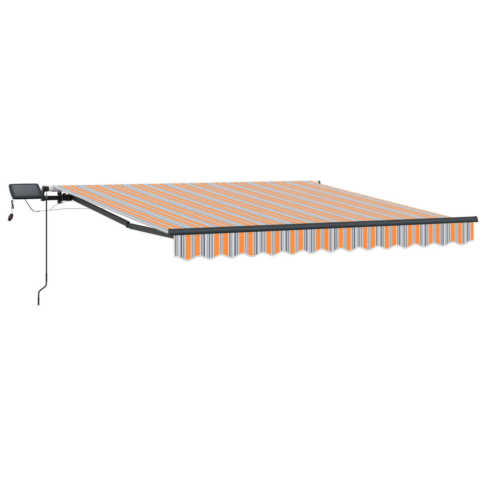 vidaXL Cortina Retractabilă Manual Multicolour 300 x 250 cm țesătură