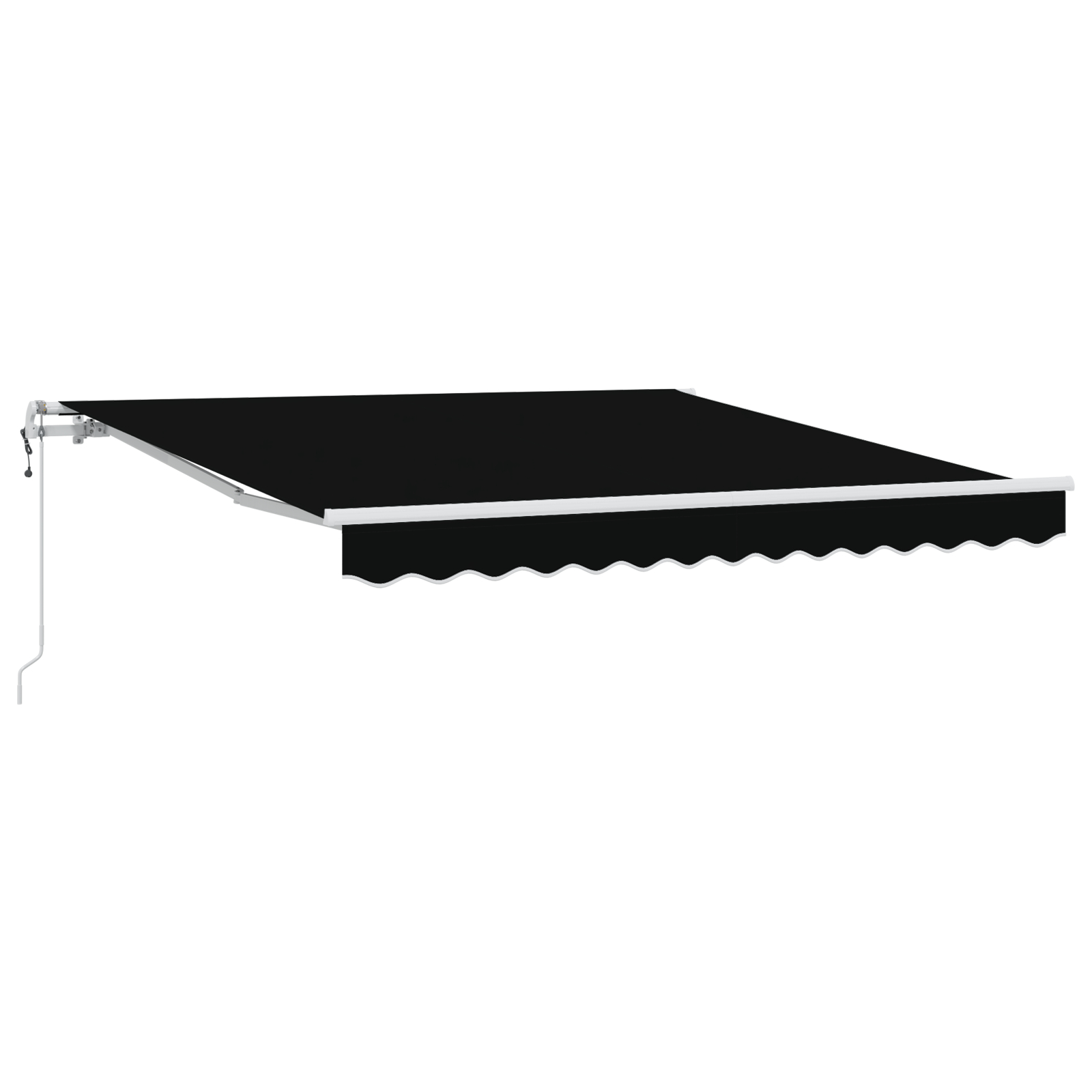 vidaXL Cortina Retractabilă 300 x 250 cm Negru