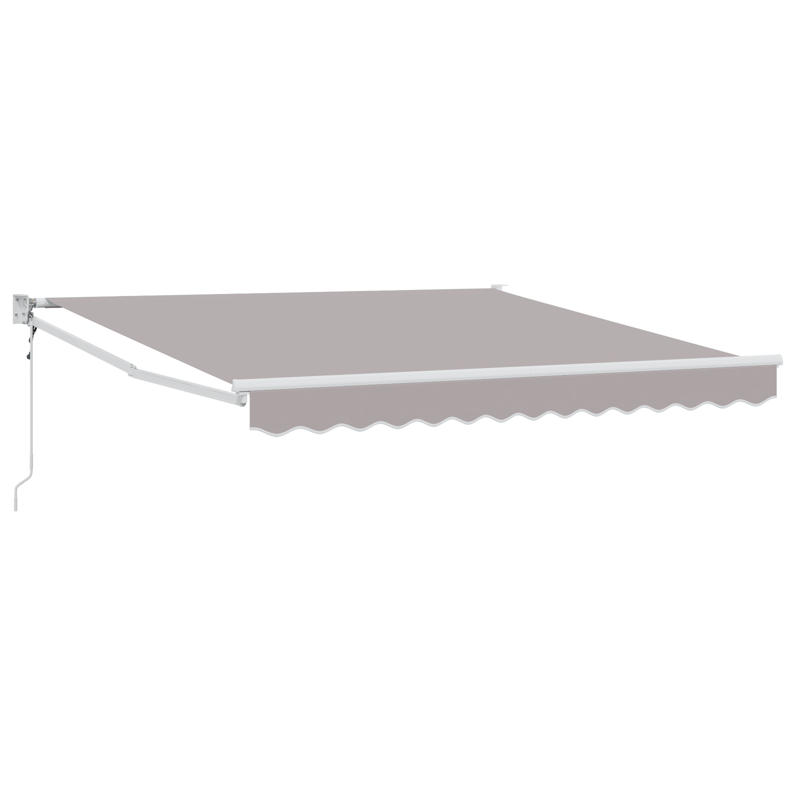 vidaXL <strong>Markiza automată retractabilă</strong> gri deschis 300 x 250 cm vidaXL <strong>Markiza automată retractabilă</strong> gri deschis 300 x 250 cm