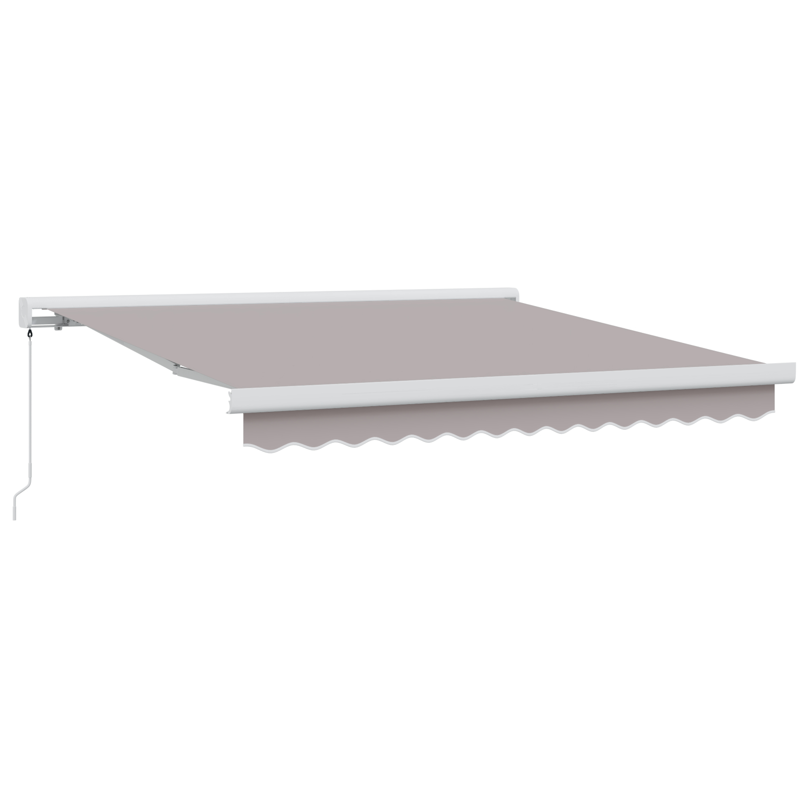 vidaXL Cortina Retractabilă Gri deschis 300 x 250 cm