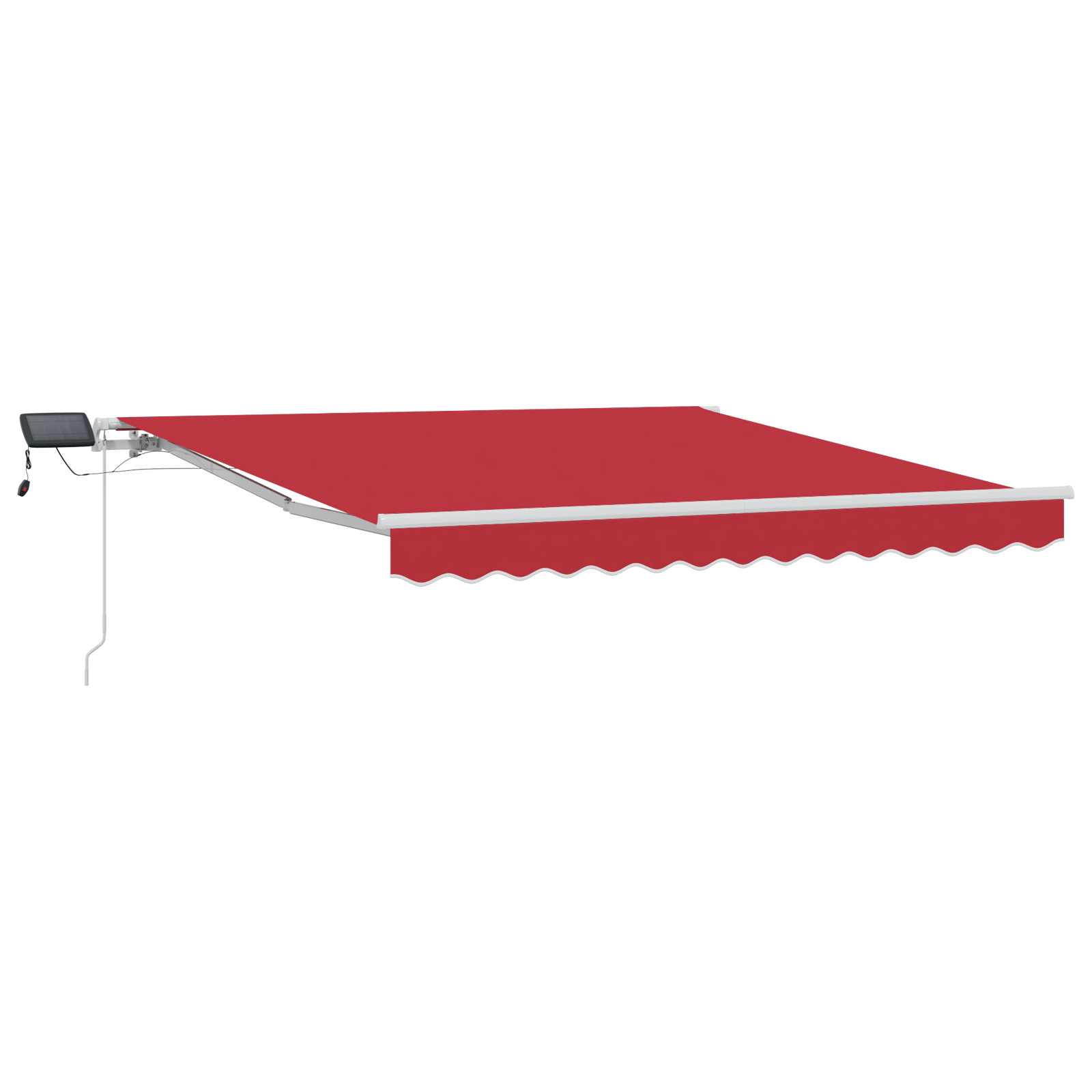 vidaXL Cortina Retractabilă with Manual 300 x 250 cm Roșu vidaXL Cortina Retractabilă with Manual 300 x 250 cm Roșu