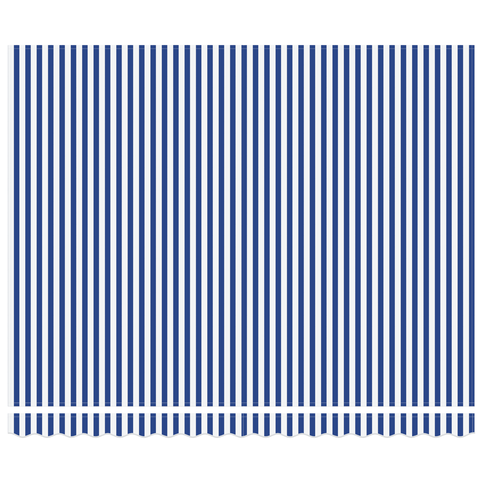 vidaXL Cortina Retractabilă Manual Albastru și alb 350 x 250 cm vidaXL Cortina Retractabilă Manual Albastru și alb 350 x 250 cm