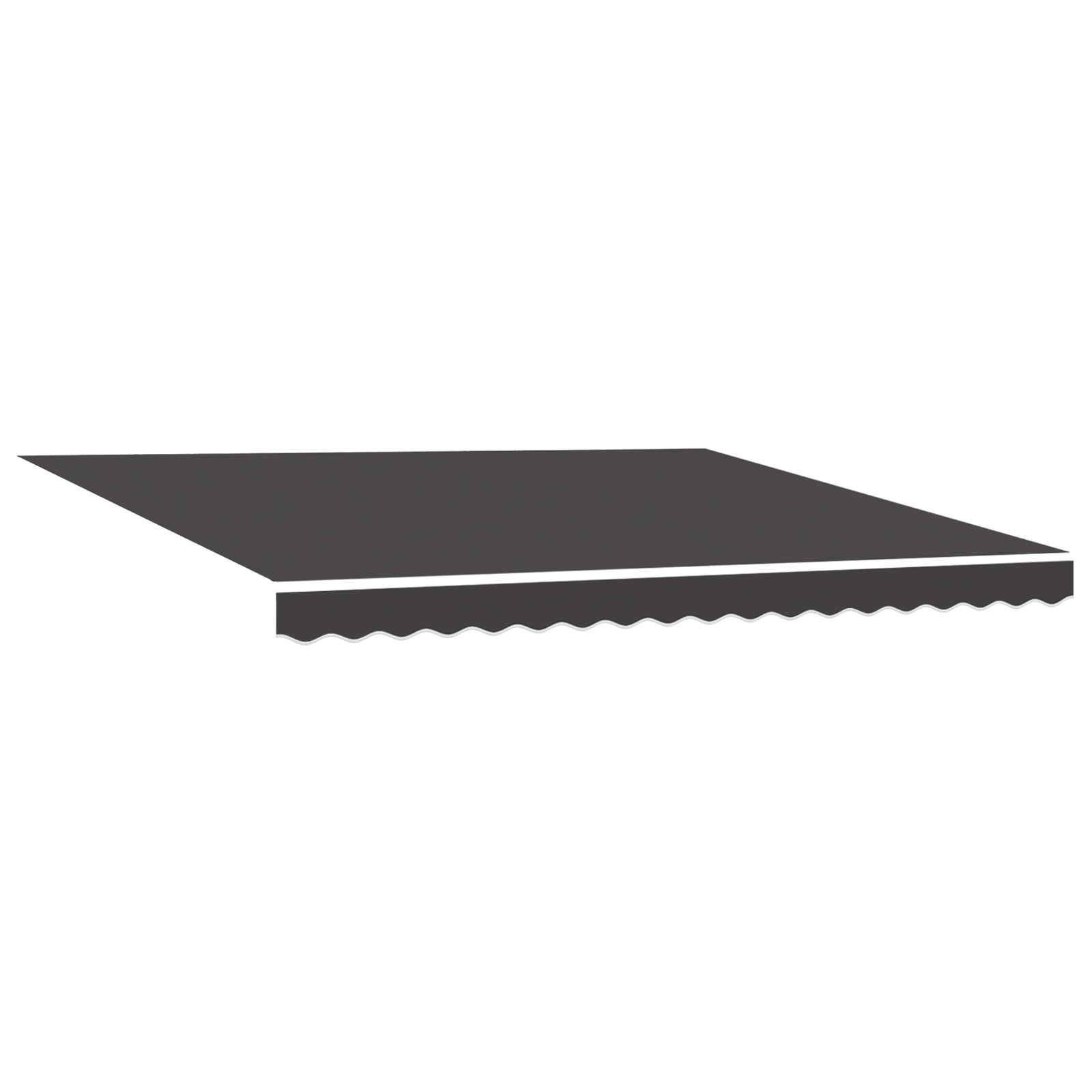 vidaXL Cortina Retractabilă Portocalie și albă 350 x 250 cm vidaXL Cortina Retractabilă Portocalie și albă 350 x 250 cm