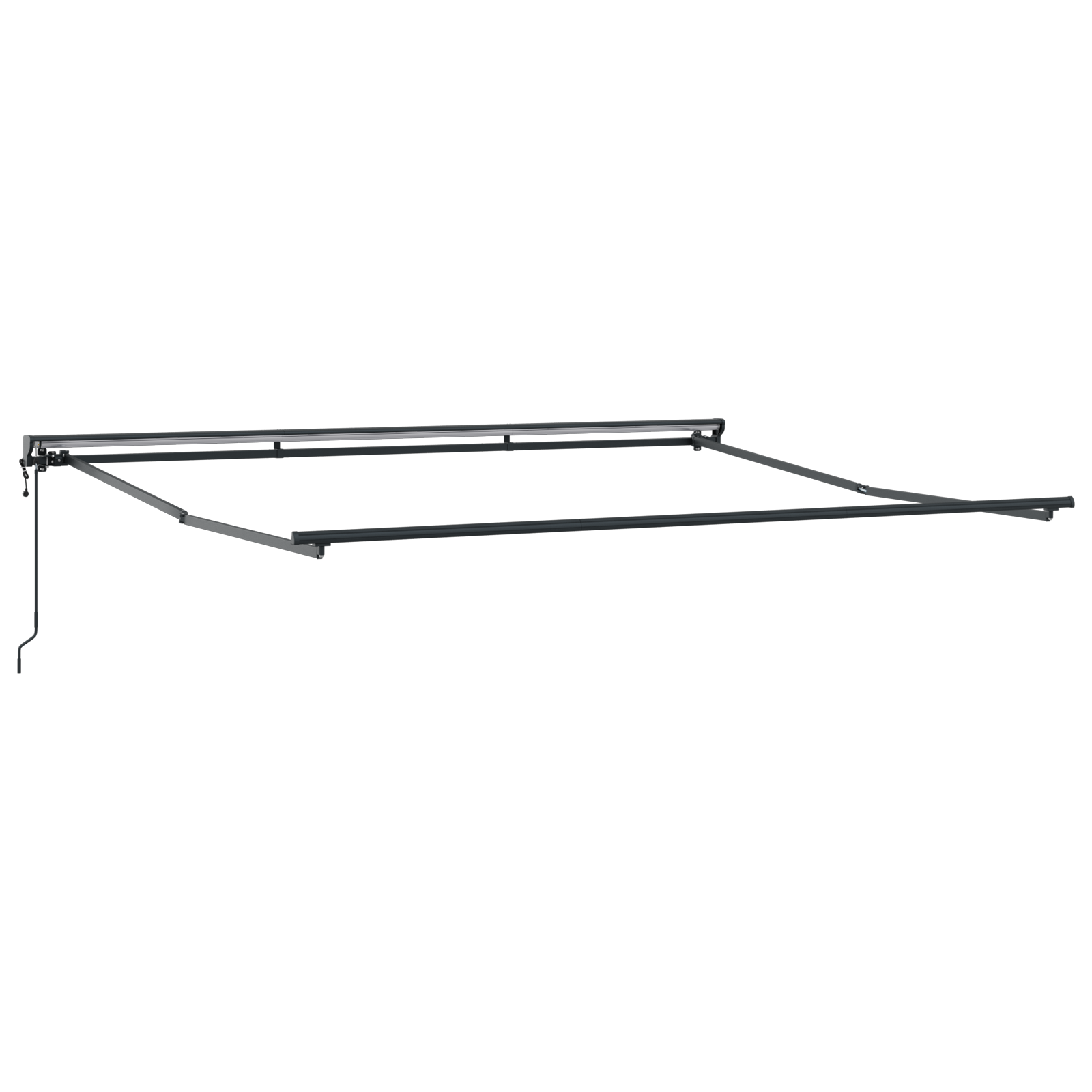 vidaXL Cortina Retractabilă Manual portocaliu și alb 350 x 250 cm vidaXL Cortina Retractabilă Manual portocaliu și alb 350 x 250 cm