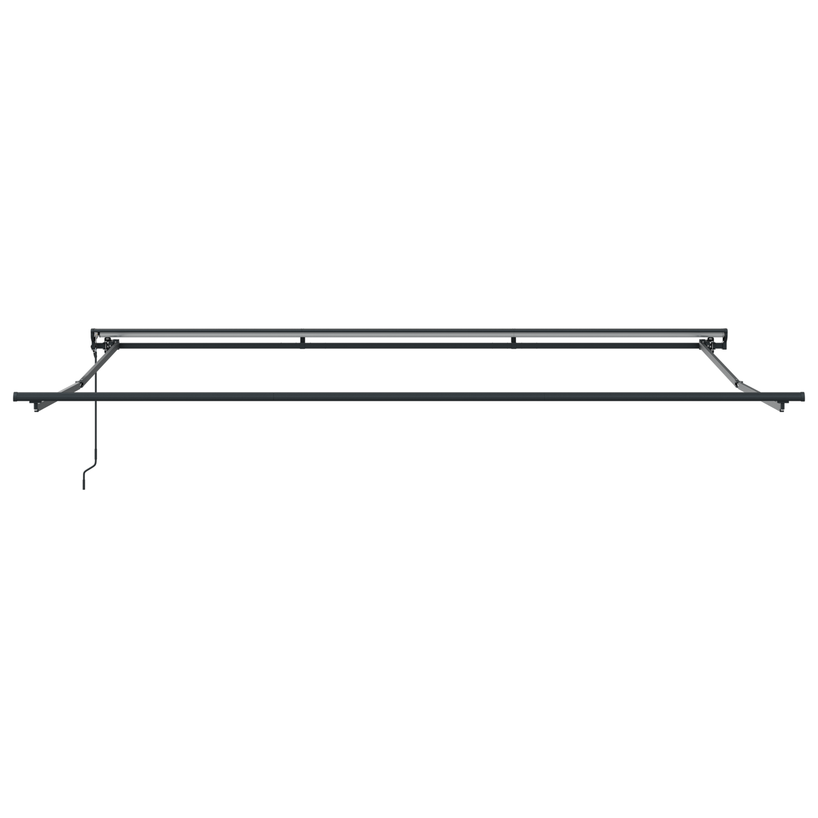 vidaXL Cortina Retractabilă Manual portocaliu și alb 350 x 250 cm vidaXL Cortina Retractabilă Manual portocaliu și alb 350 x 250 cm