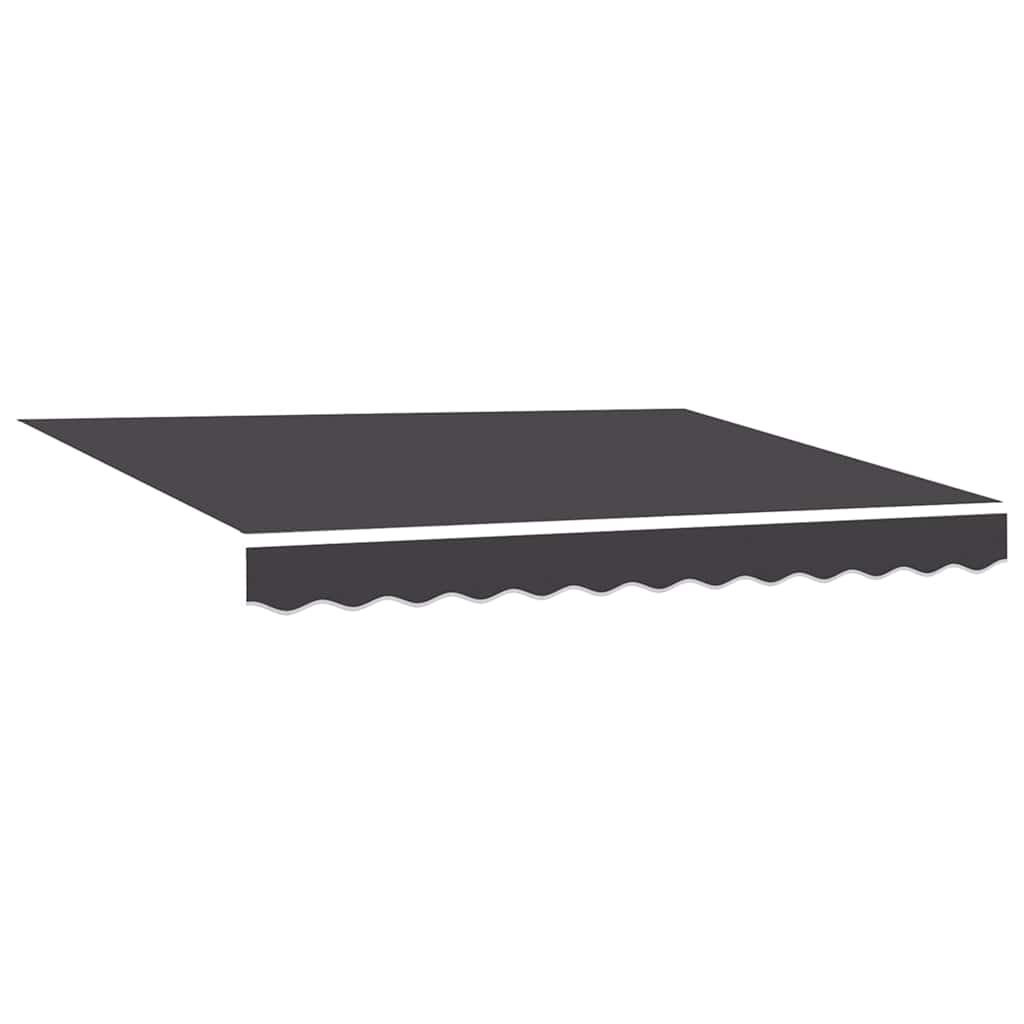 vidaXL Cortina Retractabilă Manual Gri și antracit 350 x 250 cm
