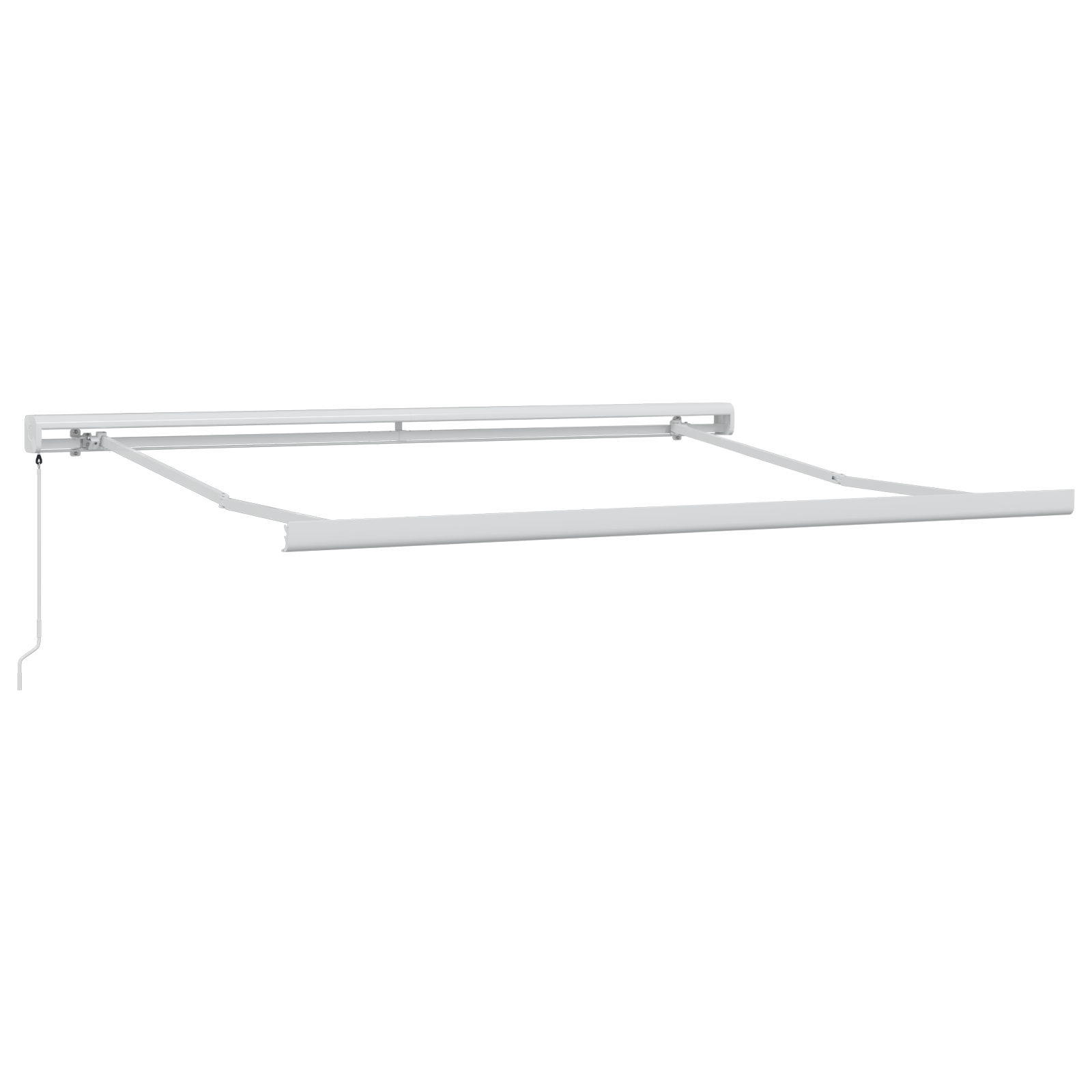 vidaXL Cortina Retractabilă Roșu și Alb 350 x 250 cm Stofă și Metal vidaXL Cortina Retractabilă Roșu și Alb 350 x 250 cm Stofă și Metal