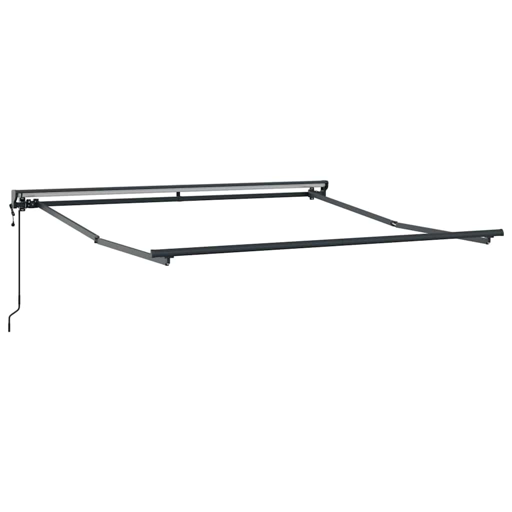 vidaXL Cortina Retractabilă Roșu și Alb 350 x 250 cm
